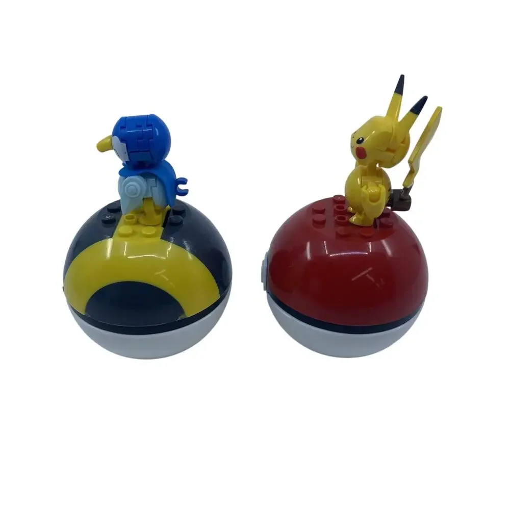 Pokemon Mega Construx Figure Lot Poke Balls Build & Show Charmander